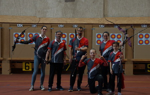 Résultat du championnat régional 18m BFC Double Mixte le dimanche 08/03/2026 :